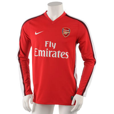 Nike Arsenal Home Long Sleeve Shirt 2008 2010